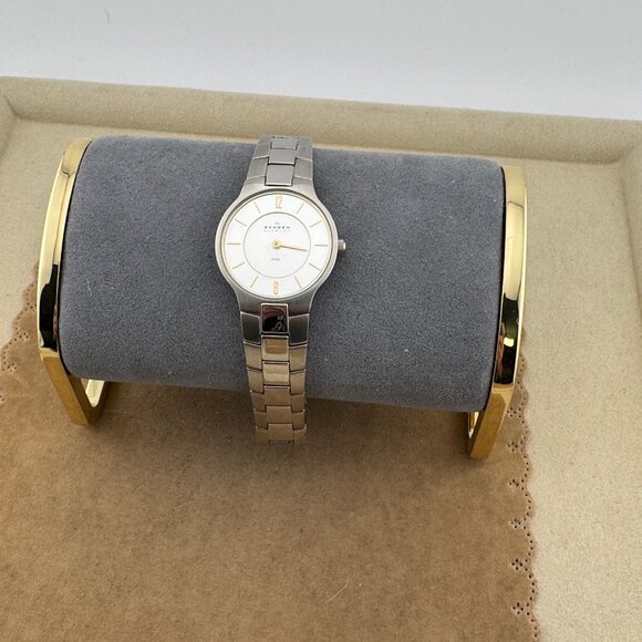 Skagen of Denmark Vintage Stainless Steel Link Bracelet Stainless Steel Watch main image 2